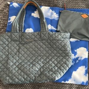 MZ Wallace Metro Tote in soft teal